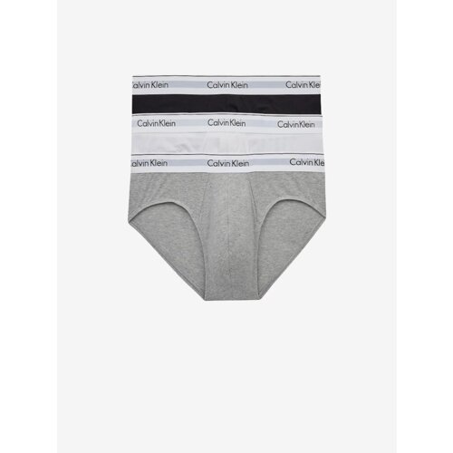 Calvin Klein Set of three men&amp;#039;s briefs in black, white and gray Under - Men Slike