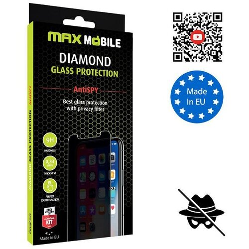 Max Mobile MM DIAMOND 2.5D AntiSPY zaštitno staklo za iPhone 15 Cijene