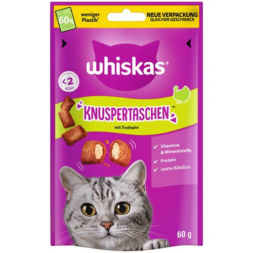 Whiskas hrskavi jastučići - Puretina 60 g Cijene