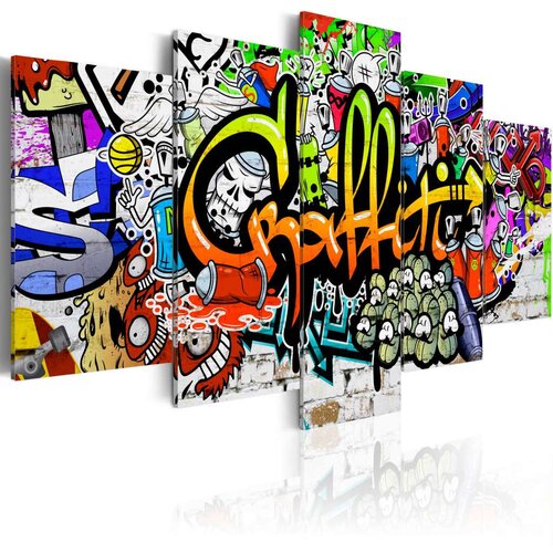  Slika - Artistic Graffiti 100x50 Slike
