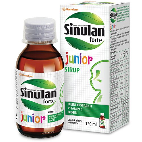 Hemofarm Sinulan forte junior sirup Cene