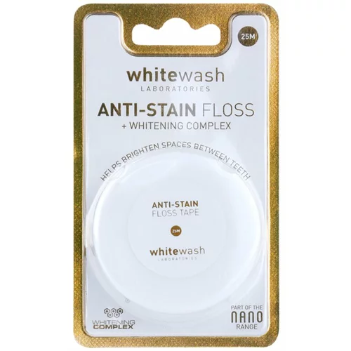 Whitewash Nano Anti-Stain zobna nitka z belilnim učinkom 25 m