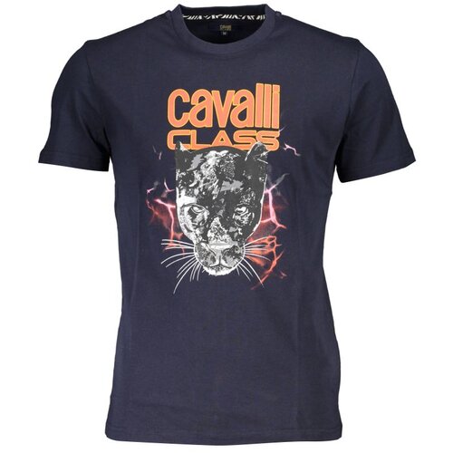Cavalli Class T-SHIRT SHORT SLEEVE MAN BLUE Slike