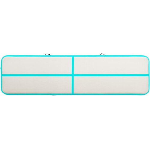  Strunjača na napuhavanje s crpkom 700 x 100 x 20 cm PVC zelena Slike