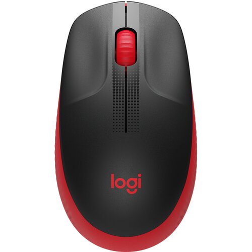 Logitech M190 Full Size Wireless Mouse Red Cene