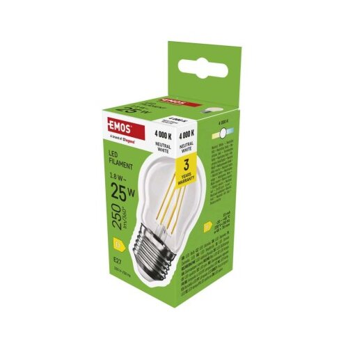  LED žarnica Filament Mini Globe / E27 / 1,8 W (25 W) / 250 lm / Nevtralna bela Cene