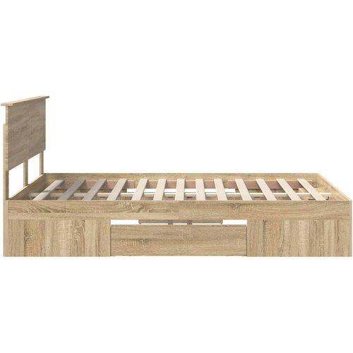  Okvir za krevet s uzglavljem Sonoma hrast 140 x 200 cm - sonoma hrast 140 x 190 cm Slike