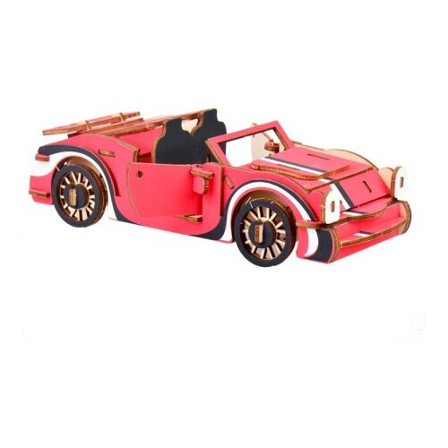  Čarolijashop 3d drvena slagalica - CRVENA MUNJA ( 714) Slike