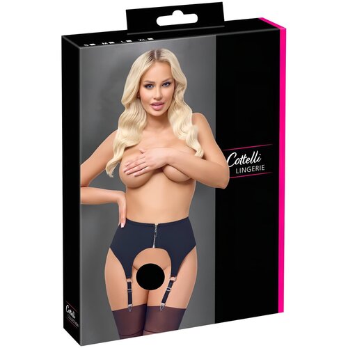 Cottelli Elegant Matte Look Suspender Belt 2340569 Black L Slike