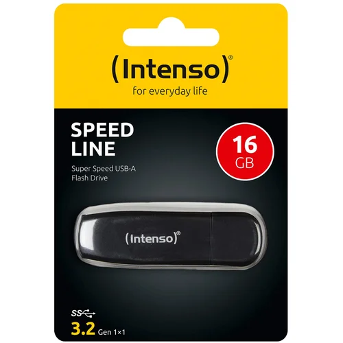  (Intenso) USB Flash drive 16GB Hi-Speed USB 3.2, SPEED Line – USB3.2-16GB/Speed Line