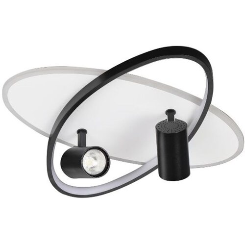 Vidik 23108 STROPNA SVJETILJKA LED MONDO ELIPSA 38W + 2x2W LED CRNA Cijene