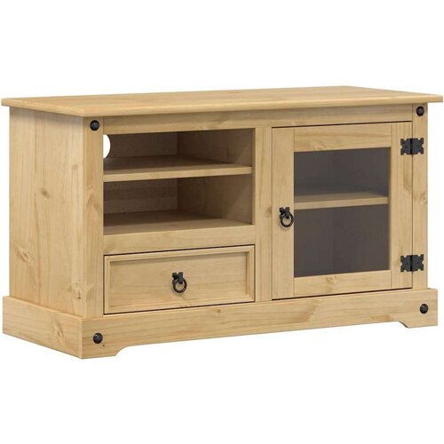 VidaXL TV ormarić Corona 100 x 45 x 58 cm od masivne borovine Slike