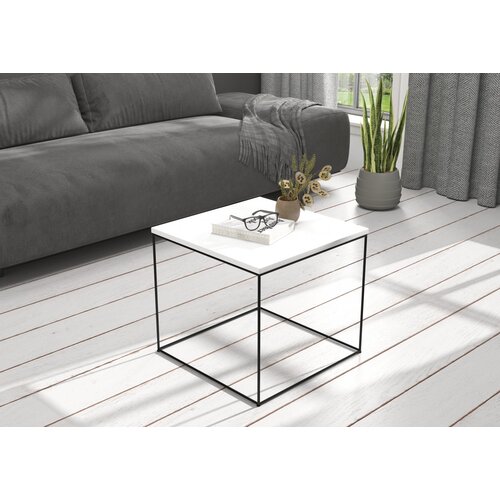 ADRK Moderna kavna mizica ELENA 50x50 - �RNA-BELA Cene