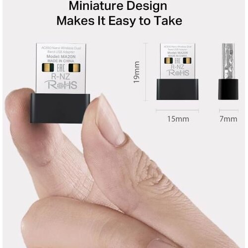 Mercusys MA20N AC650 Nano Wi-Fi USB Adapter Cijene