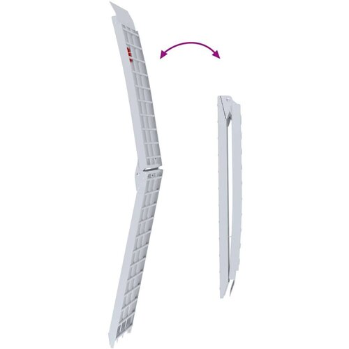  Rampe za Utovar Srebrno 230 x 44 x 13 cm Aluminij Slike