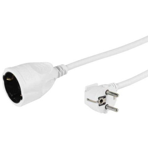 Vivanco Schuko-Verlängerung weiß 5m VIVANCO 7282 SKV 5W Schukostecker auf Schukokupplung Cene