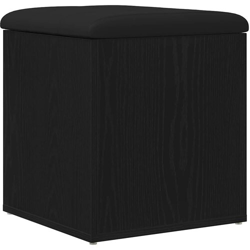  Klupa za pohranu Crni hrast 42 x 42 x 45 cm Konstruirano drvo Slike