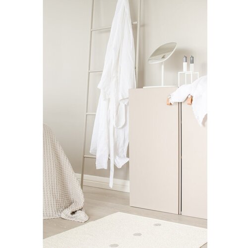 Pappelina Bež/kremno bela notranja in zunanja preproga 70x60 cm Peg Linen Vanilla &amp;ndash; Slike