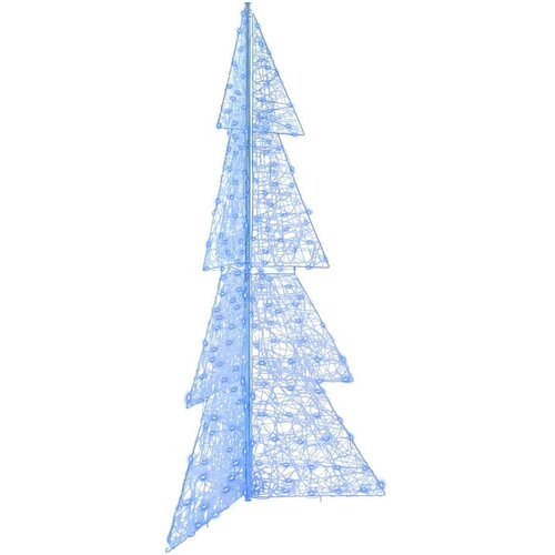 vidaXL Božično drevo med 240 LED Modra 180 cm Akril Cene