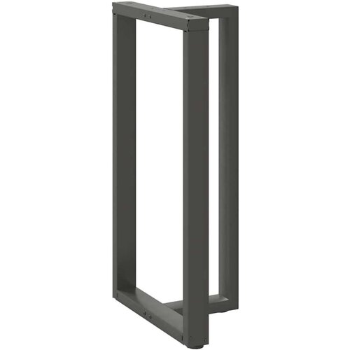  Noge barski stol T-oblika 2kom antracit 60x35x(110-111)cm čelik Slike