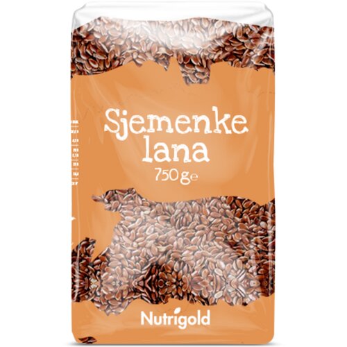 Nutrigold Lanena semena, 750 g, (20695893) Cene