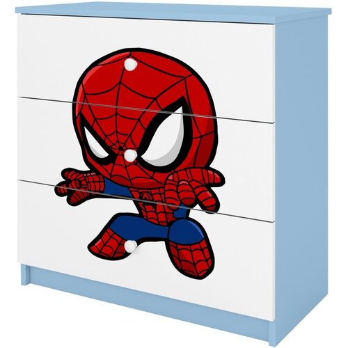  Dječja komoda - SPIDERMAN - plava Slike