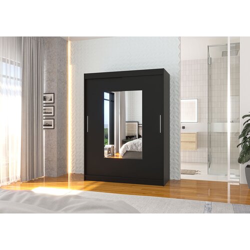  Klizni ormar Dorrigo (150 cm)-Crna Cijene