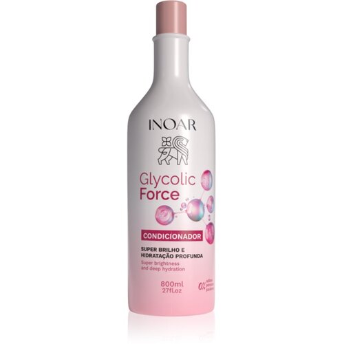 INOAR Glycolic Force Conditioner balzam za sijaj in mehkobo las 800 ml Slike