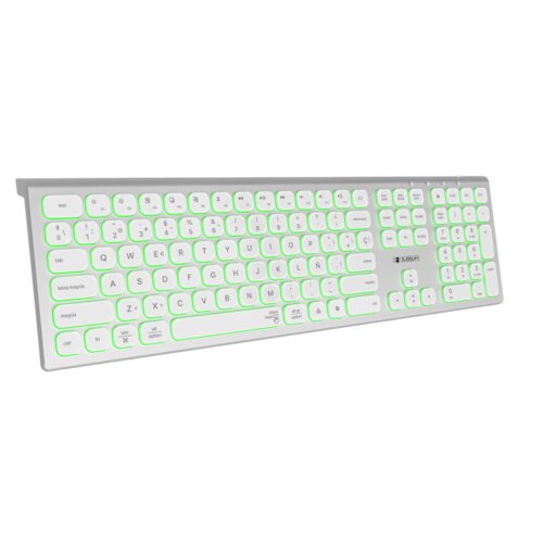 Subblim Teclado tipkovnice Bluetooth Master iluminado ext srebro/črno, (20605434) Cene