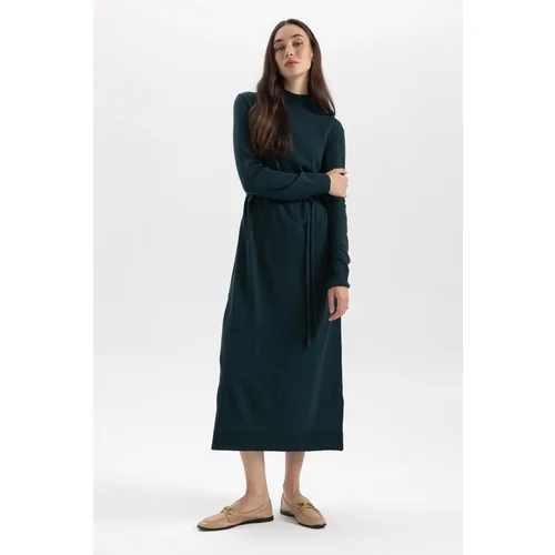 Defacto Half Turtleneck Long Sleeve Maxi Knitwear Dress