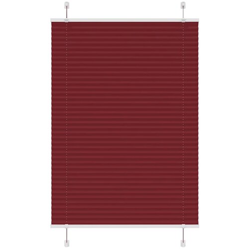 vidaXL Plisirana senčila Bordeaux Red 100x150 cm Širina tkanine 99,4cm Cene