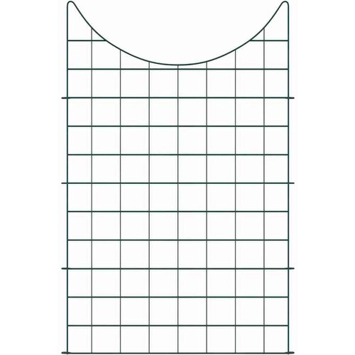 VidaXL Set ograde za ribnjak 8 pcs Zelena 50 x 80 cm Čelik Slike