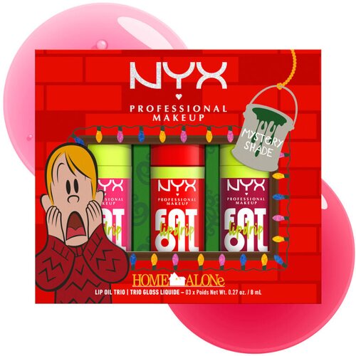 NYX Professional Makeup Holiday Fat Oil Lip Drip trio set sjajeva za usne 01 Slike