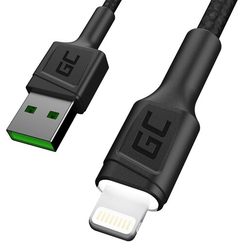 Green cell KABGC05 lightning cable 1.2 m Black Slike