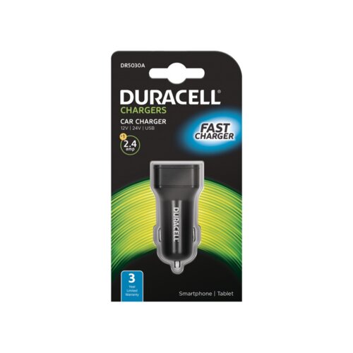 Duracell Autopunjač – Uni 1xUSB – 2.4A - Black Cene