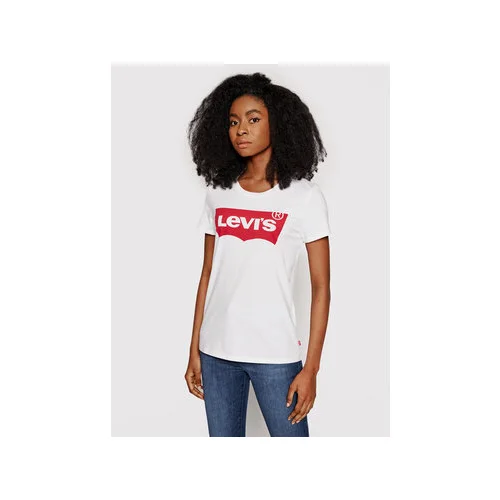 Levi's Majica The Perfect Graphic Tee 17369-0053 Bela Regular Fit