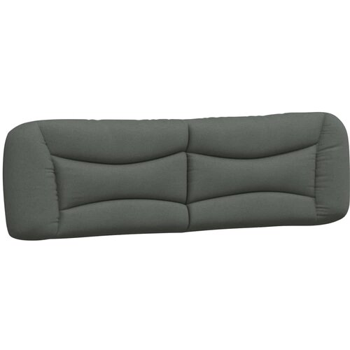 Maison Chic posteljno vzglavje - vzglavna omarica - vzglavna stranica temno siva 180 cm blago, (21704310) Cene