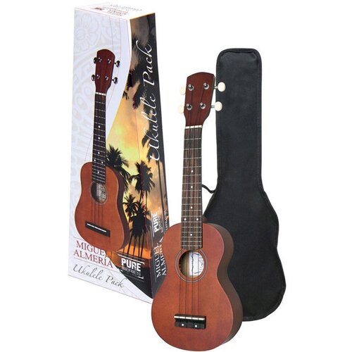 Gewa Pure Almeria sopran ukulele Pack Natural PS502820 Slike