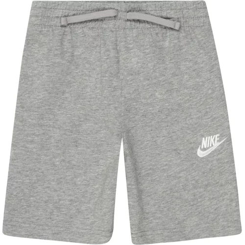 Nike Sportswear Hlače siva melange / bijela