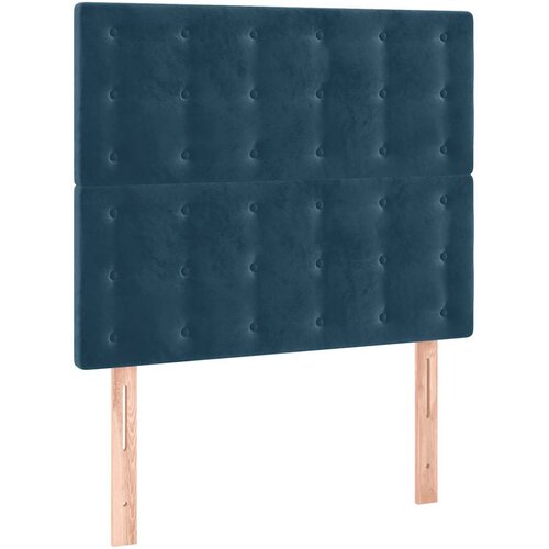  LED uzglavlje tamnoplavo 100x5x118/128 cm bar&amp;scaron;unasto Slike