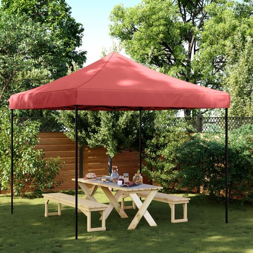vidaXL Sklopivi prigodni šator za zabave bordo 292 x 292 x 315 cm Cijene