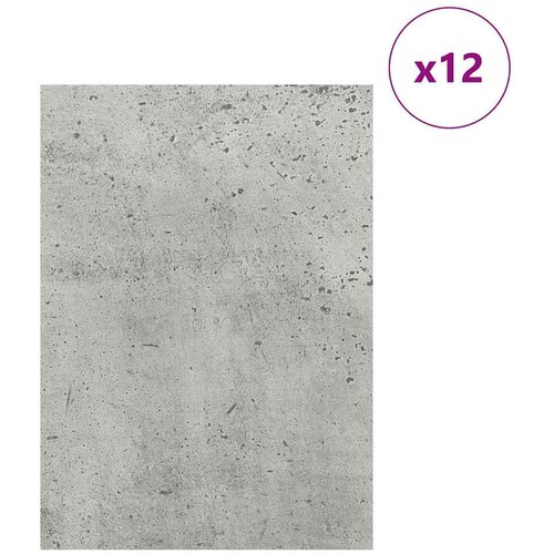 Dekor Paneli 12 pcs Betonski sivi 30 x 42 x 0.27 cm Slike