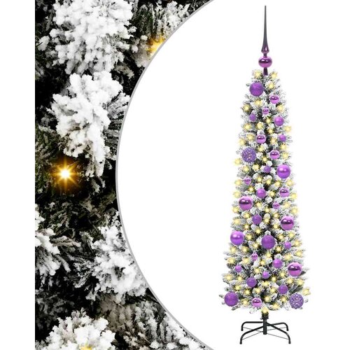  Umjetno božićno drvce Bijela 120 cm PVC i Metal i Plastika Slike