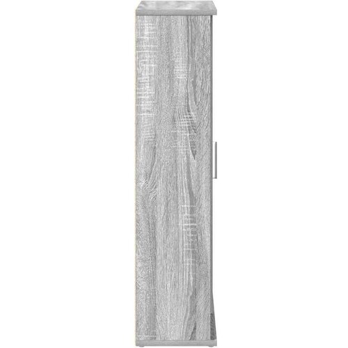VidaXL Kupaonski ormarić s držačem za role sivog sonome 39x22x90 cm Slike