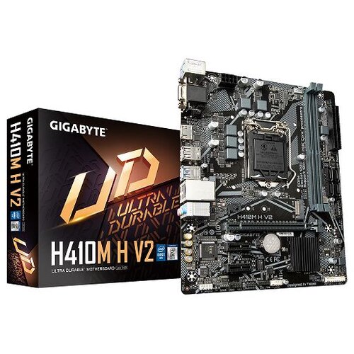 Gigabyte MB H410M H V2 1.0Intel H410LGA12002xDDR4VGA,HDMI,micro ATX Slike