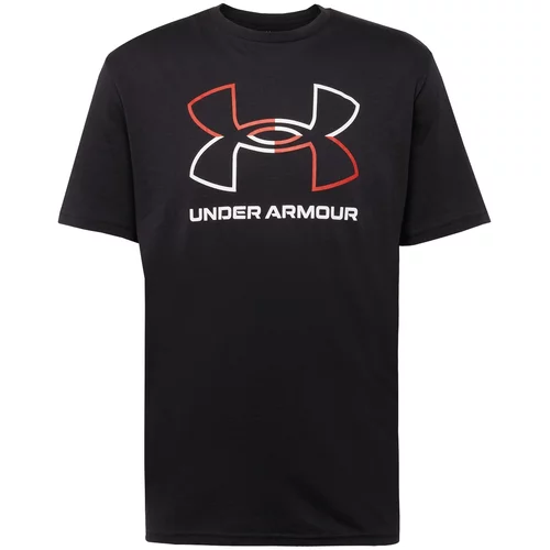 Under Armour Funkcionalna majica 'Foundation' rdeča / črna / bela