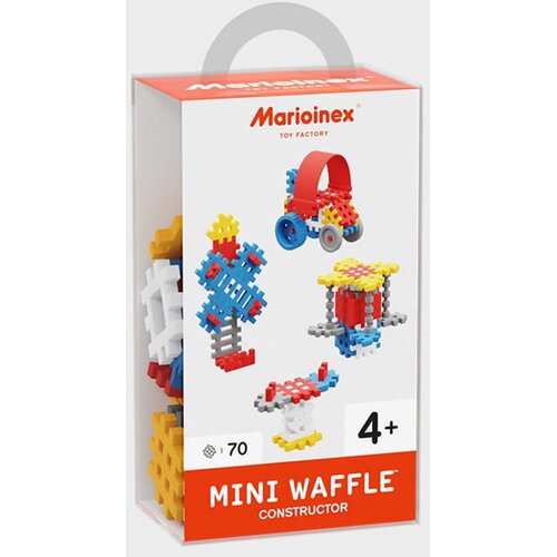 Marioinex Mini Waffle konstruktor 70 kom, plava Slike