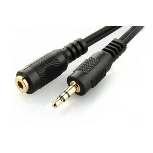 Gembird 3.5mm stereo plug to 3.5mm stereo socket extension kabl 5m CCA-421S-5M Cene