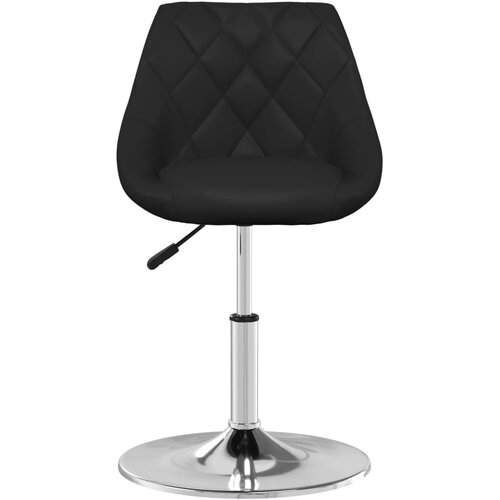 Maison Chic Jedilni stoli - Vzorci stoli 4 kosi črno umetno usnje A723, (22032000) Cene