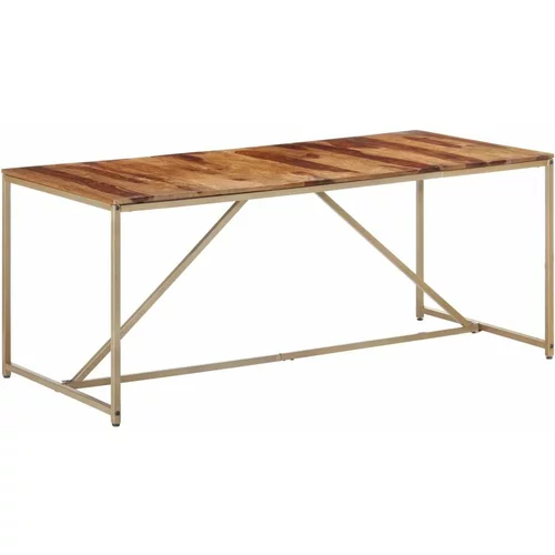  Blagovaonski stol 180 x 90 x 76 cm od masivnog drva šišama